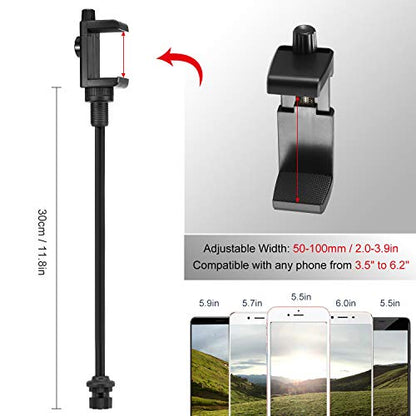Lixada Kayak Phone Mount Universal Boat Bracket Canoe Camera Mount Holder with Flexible Long Arm