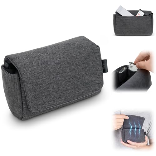 Compact Digital Camera Case Pouch for Canon G7 X G7X Mark III II Ricoh GR IV GR4 HDF Monochrome GR III GR IIIX Sony ZV-1F RX100 VII VA VI V IV III Lumix ZS99 Camera DB-120 Bag with Magnetic Closure