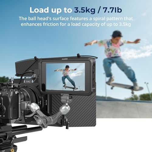 SMALLRIG 7" Rosette Magic Arm, HawkLock H21 Quick Release Structure, w 1/4"-20 Screws and Anti-Twist Pins, for Monitors, Lights, Max Load Cpacity 3.5kg - size: 7" (HawkLock)