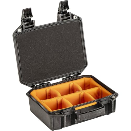 Pelican Vault V100 Hard Case (Camera, Pistol, Gear, Equipment) - color: Black, style: Padded Dividers