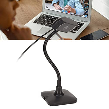 C185 HD Webcam with Noise Reduction Microphone, 720P USB Web Camera, 60 Degree Wide Angle Lens, 360 Degree Rotation for Video Conferencing and Live Streaming