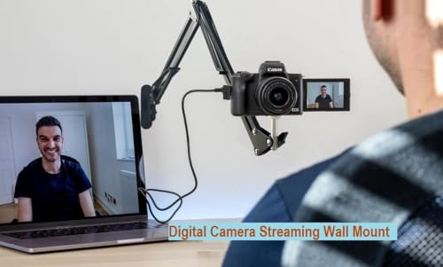 Link-2C Webcam Wall-Mount Holder Stand Compatible with Insta360 Link 2 pro/Link 2C pro/Link 2 / Link 2C / Link PTZ 4K Webcams and X5 X4 X3 X2 Action Cameras