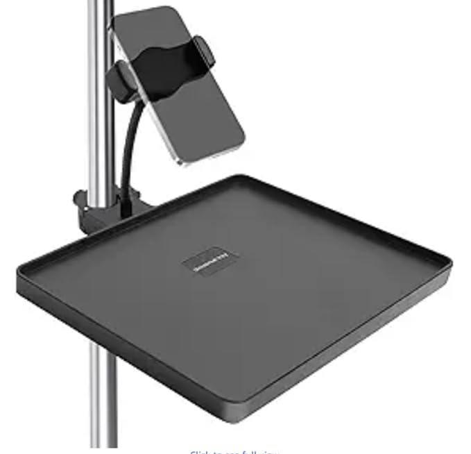 Sound Card Clip On Tray, Microphone Stand Tray (270 * 205mm) - size: 270*205mm