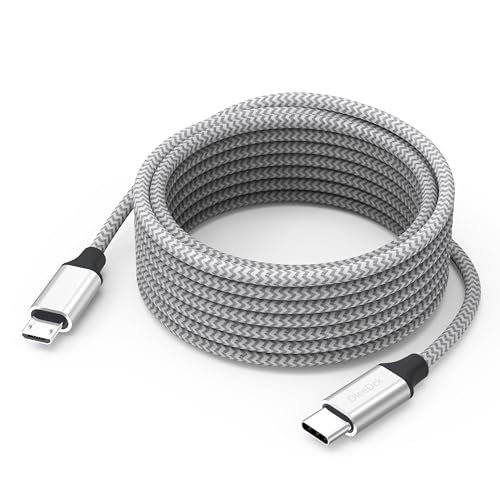 Micro USB Cable 20 Ft Extra Long Charging Cord for PS4 Controllers Xbox Old Kindle Android Phones Camera - size: 20 Feet