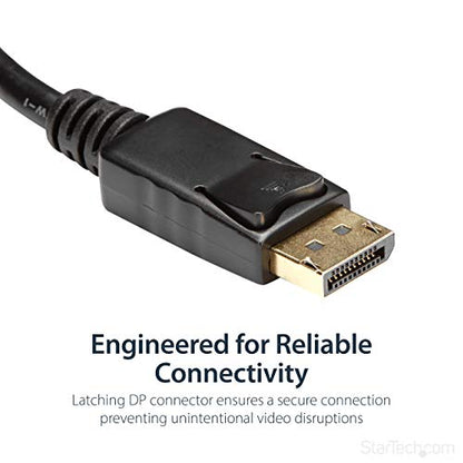 StarTech.com DP2HDMI2 DisplayPort to HDMI Video Adapter Converter | DisplayPort 1.2 to HDMI, Monitor/TV/display, Passive dongle, Latching DP++, OS independent, 1080p 60Hz, 7.1ch audio, HDCP 1.4 - size: 8 inches