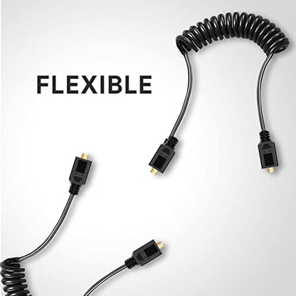 UCEC 11.81"/30cm Coiled Micro HDMI to Micro HDMI Cable for Gopro Cameras Small HD Monitors - color: Micro to Micro