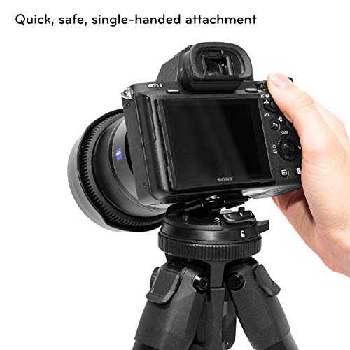 Peak Design Travel Tripod, Aluminum, Compact Design, Quick Setup and Takedown, Pro-Level Stability, Ergonomic Ball Head, Compact and Portable Travel Tripod for Camera and Phone, 20 lb Capacity - color: Aluminum