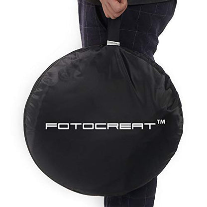 5x6.5ft Double-Sided Pop Up Backdrop, Matte Black & White Wrinkle-Resistant Collapsible Background with Carry Bag, Portable Reflector for Photography, Live Streaming, Video Calls, Headshots - color: Black & White