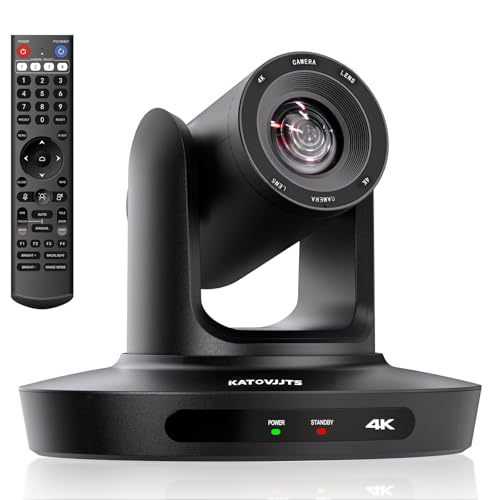 PTZ Camera 4K UHD with 10X Optical Zoom,Video Conference Room Camera,Live Streaming for Church Worship,USB HDMI IP POE Work with Vmix,Zoom,OBS,YouTube,Facebook Livestream - style: 10X ZOOM