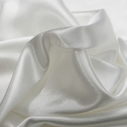 Satin Photography Background Silk, Glossy Fabric Cloth Backdrops for Goods, Crafts, Jewelry, Cosmetics, Food Photoshoot and Flat Lay (White, 3.3×2.5ft/100×75cm) - color: White, size: 100 × 75 cm