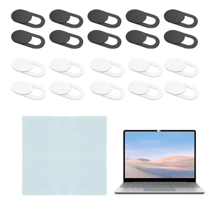 Webcam Cover for Laptop Camera Cover Slide, 20 Pcs Ultra Thin Phone Camera Covers for Laptops, Compatible with MacBook iMac iPad MacBook Pro Computer Laptop Camera Blocker Camera Cover Slide