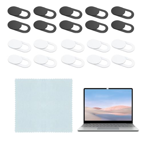 Webcam Cover for Laptop Camera Cover Slide, 20 Pcs Ultra Thin Phone Camera Covers for Laptops, Compatible with MacBook iMac iPad MacBook Pro Computer Laptop Camera Blocker Camera Cover Slide