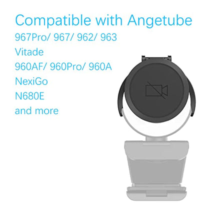 Angetube Webcam Cover, Web Camera Privacy Shutter to Protect Lens, Security | for Angetube Web Cam 967, 967Pro, 962, 963 and Other Stream Webcams