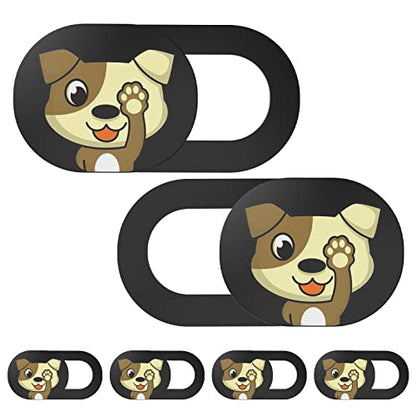Toojcc Cute Laptop Camera Cover Slide,6pk Ultra-Thin Webcam Cover Compatible as a Web Cam Blocker with All Devices Like Computer, MacBook,iPhone, iPad,iMac etc,Protect Your Privacy and Security