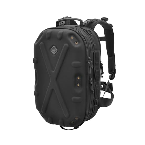 HAZARD 4 Pillbox™ Tactical Backpack – Heavy Duty Military Survival Pack for Men and Women – EDC Rucksack for Laptop, Motorcycle, Outdoor, Bug Out, Gym, Range, Travel, and Camping – 29.5 Liter, Black - color: Black