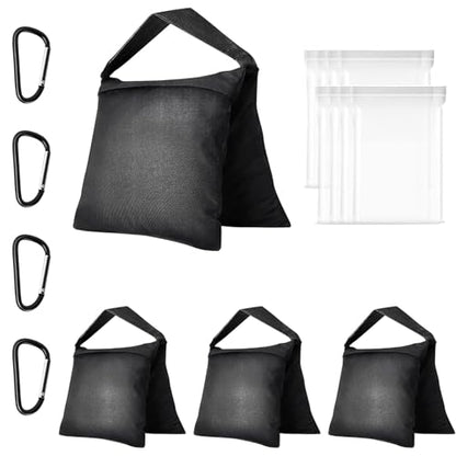 EMART 8.5 x 10 ft Backdrop Support System, Professional Photography Lighting Kit with 50W LED Blub, Reflector, Backdrop *3, Heavy Duty Sandbag *4, Umbrellas&Softbox Lighting Kit for Studio, Portrait