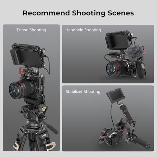 SmallRig R6 Mark II Camera Cage for Canon, Formfitting Video Making Camera Rig for Canon R6 Mark II, Built-in Dual NATO Rails, Quick Release Plate for Arca, Horizontal and Vertical Shooting - style: R6 Mark II Cage