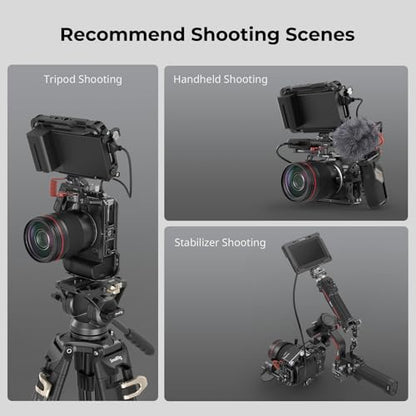 SmallRig R6 Mark II Camera Cage for Canon, Formfitting Video Making Camera Rig for Canon R6 Mark II, Built-in Dual NATO Rails, Quick Release Plate for Arca, Horizontal and Vertical Shooting - style: R6 Mark II Cage