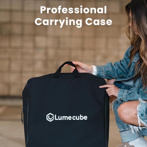 Lume Cube Ring Light Pro | Wireless Professional Lighting for Photography, Streaming, Video | Adjustable Color and Brightness | Includes Sturdy, Portable Tripod Mount and Padded Carrying Case - color: White