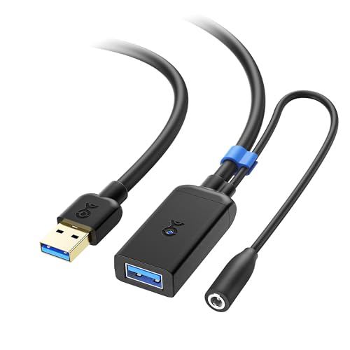 Cable Matters Active USB Extension Cable 32.8 ft / 10m (USB 3.0 Extension Cable Male to Female) with Signal Booster for Hard Drive, Webcam and More - size: 32.8 Feet