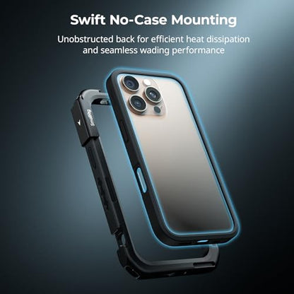 SmallRig Mobile Video Cage for iPhone 16 Pro, Phone Cage with Phone Case with T-Mount Lens Backplate, Support for MagSafe, Quick Release Video Rig for Videography Video Recording Vlog