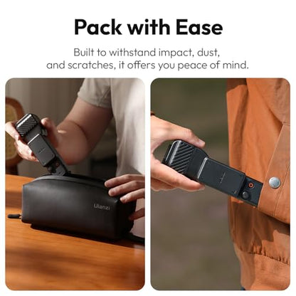 ULANZI PK-07 Protective Case Cover Lens Protector Cap for DJI Osmo Pocket 3/Xtra Muse Protective Case Cover Accessories, Pocket 3 Gimbal Cover and Camera Lens Screen Protector