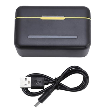 Wireless Lavalier Microphone, Audio Lapel Mic with 2.4G Wireless Technology, Active Noise Cancelling, Collar Microphone for Video Recording Podcast