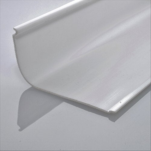 Beam Lighting Under Cabinet Light Cover Replacement | White Ribbed Acrylic Diffuser (Curved, 42") - size: 42", style: Curved