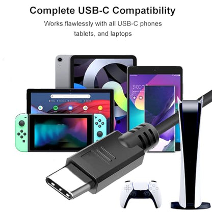 YOTETION 60FT Long USB2.0 A to C Cable, USB Male to Male, Compatible with Hard Drive, Camera, DVD Player, TV, Flash Drive, Hub, Monitor, Speaker, and More - style: 60 FT