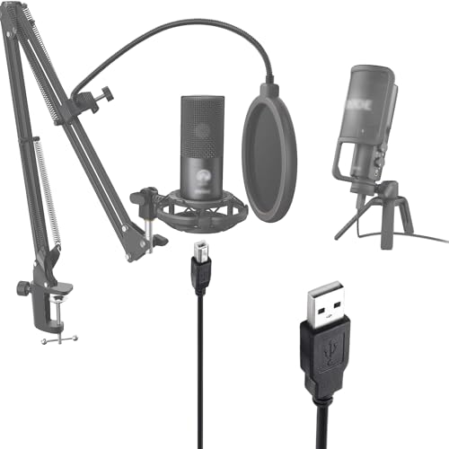 PC Data Cable Cord Compatible for Rode NT-USB Condenser Microphone and Fifine Studio Condenser USB Microphone T669