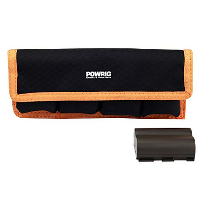 DSLR Battery Pack Case Battery Holder for LP-E6, NP-FW50, NP-FZ100, DMW-BLJ31GK, EN-EL15, DMW-BLF19, NP-W126, DMW-BLC12 - Hold 4pcs Batteries