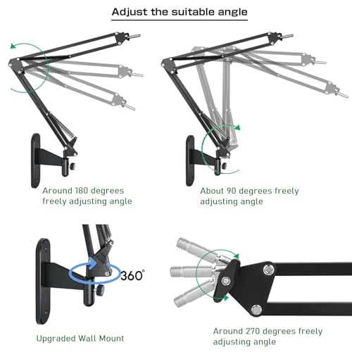 Link-2C Webcam Wall-Mount Holder Stand Compatible with Insta360 Link 2 pro/Link 2C pro/Link 2 / Link 2C / Link PTZ 4K Webcams and X5 X4 X3 X2 Action Cameras