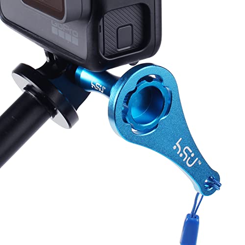 HSU Aluminum Thumbscrew Set + Wrench for Gopro Hero 13, 12, 11, 10, 9, 8, 7, 6, 5, 4, 3, Gopro Session, AKASO Campark and Other Action Cameras (Blue) - color: Thumbscrew Set + Wrench(Blue)