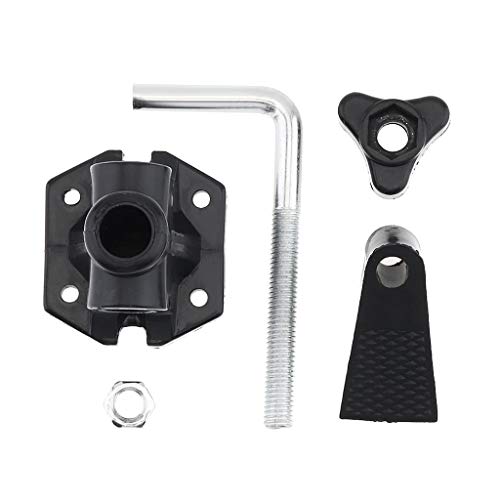 1Pc Black Bracket Clamp Accessories Holder Fit for Mic Clamps Fixed Metal Desk Lamp Clip Fittings Screw Camera Flash Mount Clamp Bracket Monitor Magic Socket Arm Clamp Desk Lamps