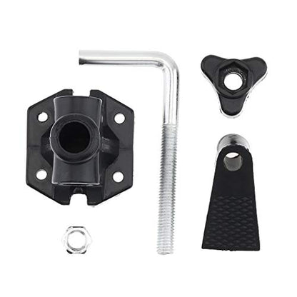 1Pc Black Bracket Clamp Accessories Holder Fit for Mic Clamps Fixed Metal Desk Lamp Clip Fittings Screw Camera Flash Mount Clamp Bracket Monitor Magic Socket Arm Clamp Desk Lamps