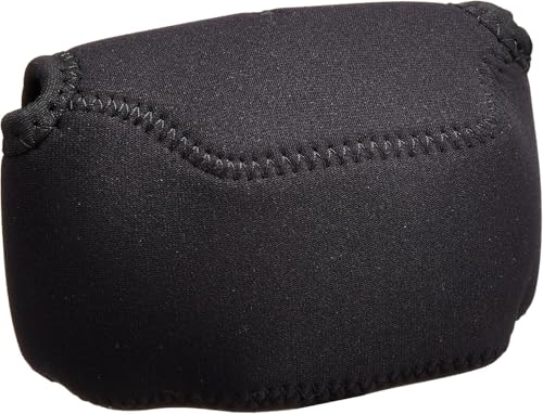 OP/TECH USA Soft Pouch – Compact digital camera case, lightweight accessories pouch, sleek neoprene sleeve for DSLR, perfect for backpacks & travel – durable protection in style D-Compact | Black - color: Black, style: D-compact