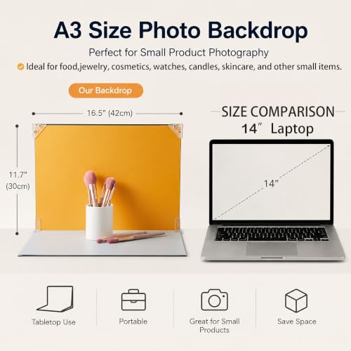 10Pcs 20Patterns Product Photography Backdrops Kit, Photo Backdrop Board with Shadow Props, Food Photography Backdrops & Backgrounds for Jewelry & Cosmetics, 16.5 x 11.7 in