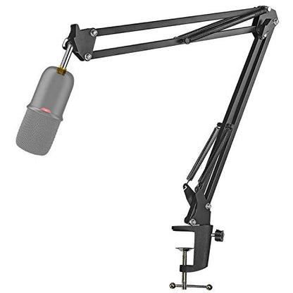 Boom Arm Stand for HyperX SoloCast 2 Boom Arm - Professional Adjustable Scissor Mic Stand Compatible with HyperX SoloCast 2 Microphone by YOUSHARES - color: Boom Arm Set（B）for HyperX SoloCast