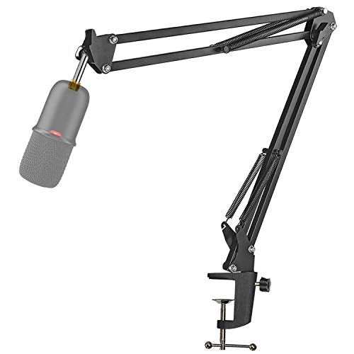 Boom Arm Stand for HyperX SoloCast 2 Boom Arm - Professional Adjustable Scissor Mic Stand Compatible with HyperX SoloCast 2 Microphone by YOUSHARES - color: Boom Arm Set（B）for HyperX SoloCast