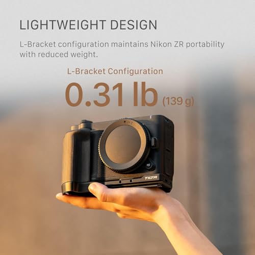 Tilta Camera Cage Base Kit Compatible with Nikon ZR | Modular Design | Features Xeno Top Handle, Cable Clamp, Cold Shoe Receiver | 1/4"-20 and 3/8"-16 Mounting Points | Black - size: Base Kit
