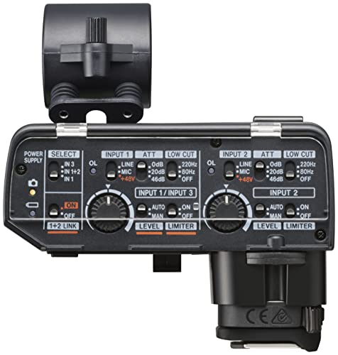 Tascam Canon Kit XLR Microphone Adapter for Mirrorless Cameras, Black (CA-XLR2d-C)