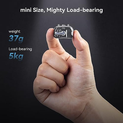 SMALLRIG Quick Release Plate Drop-in HawkLock mini Quick Release Camera Mount Adapter with 1/4" Screw, for Camera Clamp, Super Clamp, Ball Head, Tripod, Magic Arm, Stabilizer, Field Monitor - 3513C - style: Basic QR System