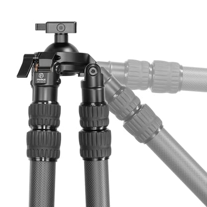 FANAUE Carbon Fiber Tripod for Shooting for Arca Swiss Quick Release Plate, Hands-Free Operation, Suitable for Hunting, Shooting and Outdoor Activities - HTC-4030-65