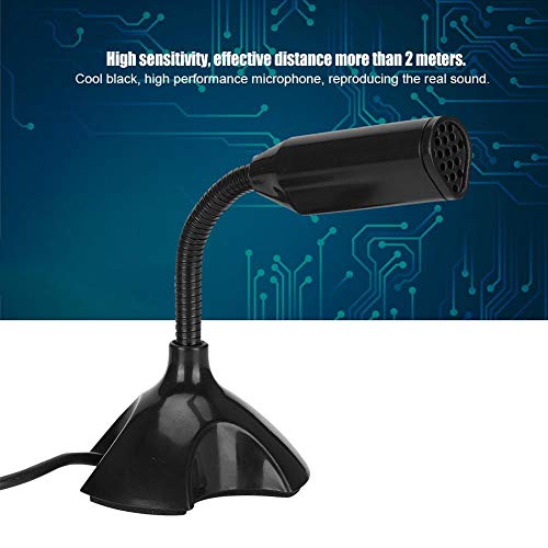 Wendry Desk Recording Microphone,Wired Microphone for 2/3 Computer Microphone Driveless for and Later,USB Plug and Play