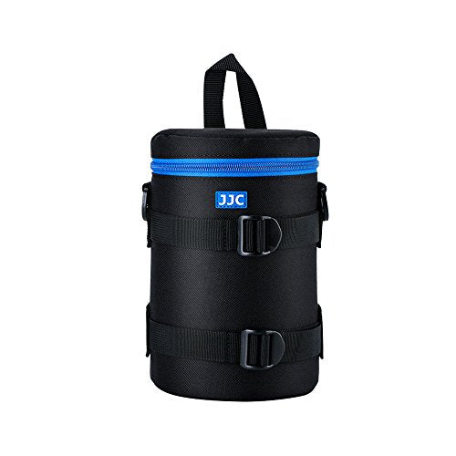 JJC Deluxe Lens Case Pouch Bag for Canon EF 70-200mm f4L IS II USM/EF 28-300mm f3.5-5.6 L IS USM, for Nikon AF-S 70-200mm f4G ED VR/AF-Nikkor 80-200mm f2.8D ED & More Lenses below 4.3" x 7.4"(D x L) - size: XXL Size