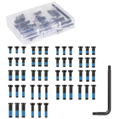 VOTATU Red Dot Sight Mounting Screws Set – 54 pcs (18 Sets) Compatibel with RMR Screws Include #6-32, #4-40, #6-40, M3 M3.5 M4,Gunsmithing Screws 3 Pcs in Each Set with DIY Options for Optics Mounting