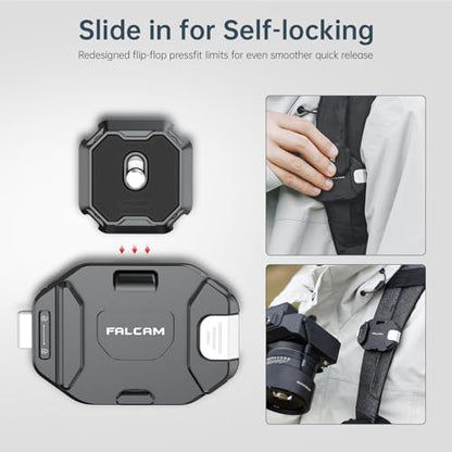 FALCAM F38 Backpack Camera Clip V2 Solo (Clip Only) - F38B3802 - size: Clip Only