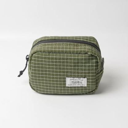 Small camera bag, utility bag, makeup bag, made of nylon, waterproof, shockproof (Green) - color: Green