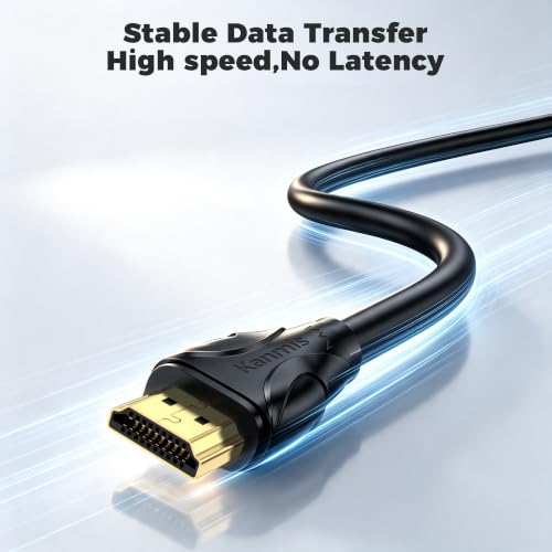 4K HDMI Cable 50ft, High Speed 2.0 Cables &4K@60Hz 2K 1080P, High Speed Gold Plated Connectors hdmi Cord, Compatible with PlayStation Arc PS3 PS4 PC HDTV - size: 50FT