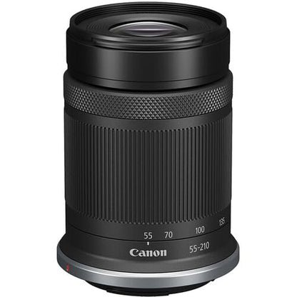 Canon EOS R8 Mirrorless Camera with 24-50mm & 55-210mm Lens Bundle with Commander Gear Bag + Microphone + 2X 64GB Extreme Memory Cards + Accessory Kit
